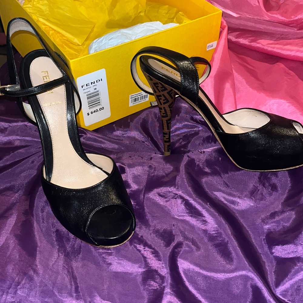 Sassy black Fendi heels